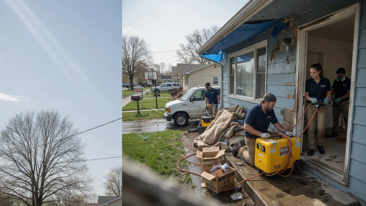 Basement Flood Cleanup in Concho, OK near me